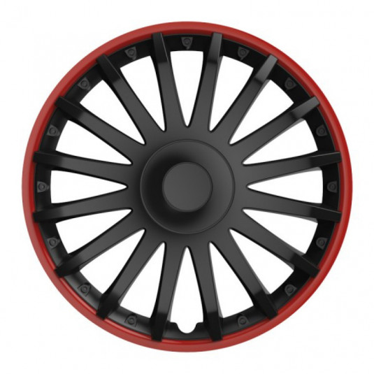 Crystal Red & Black 15" — kvalitné puklice na auto